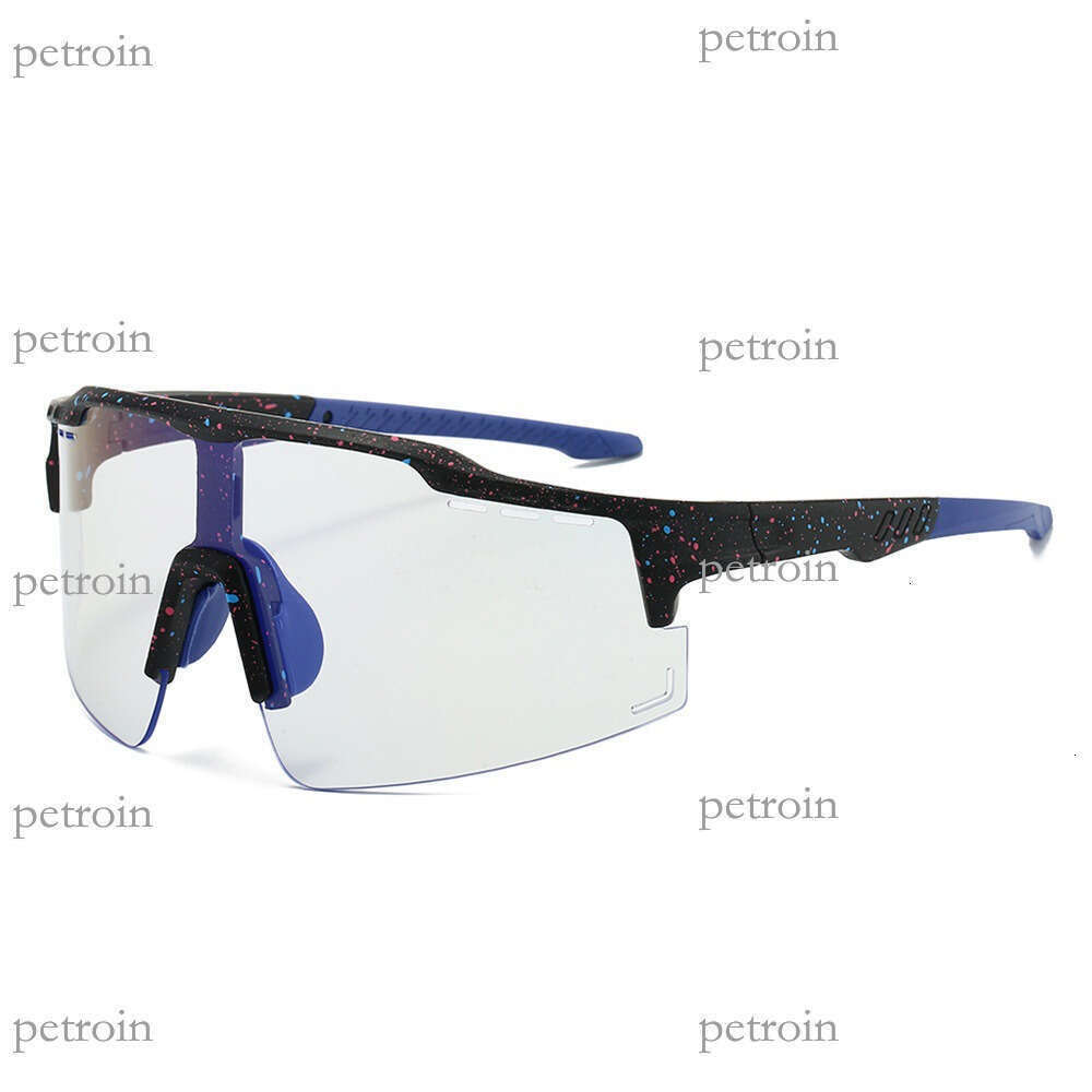 New sports cycling outdoor windproof unisex protective photochromic glasses
