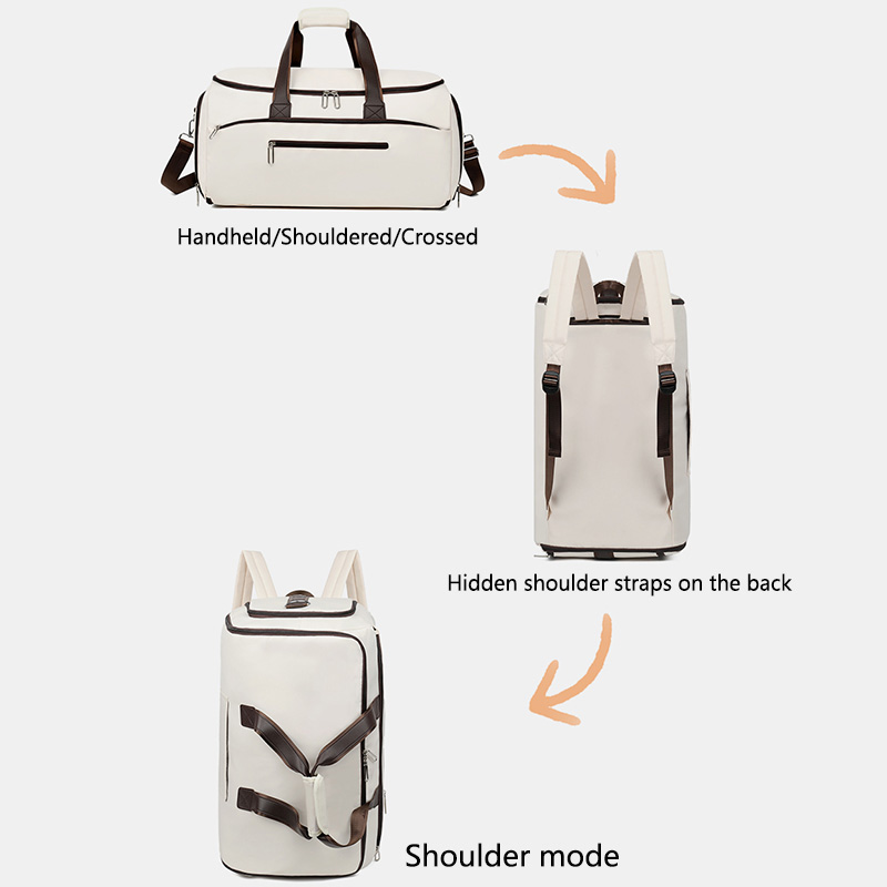 Travel suit bag - dual shoulder and dual mode for easy carrying, a great helper for travel storage
