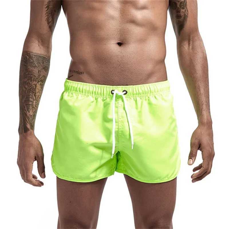 2024 New summer Quick dry fitness short pants men comfortable breathable solid color beach shorts running sports training shorts Y250814