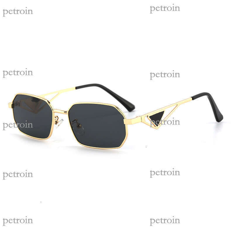 New Men's Triangle Fashion Versatile Personality Small Frame Trendy Women's High-end Street Style Sunglasses