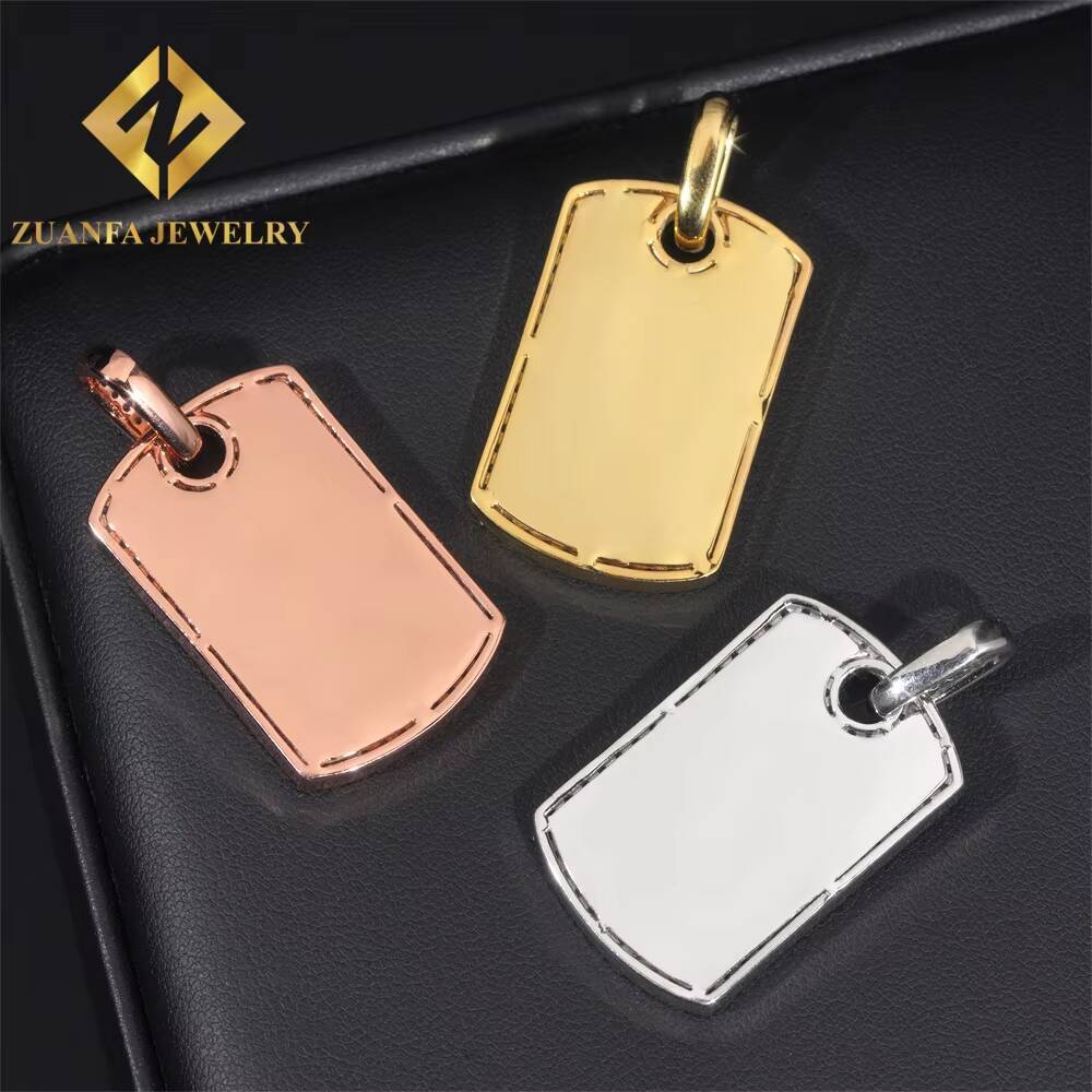 New Arrival Hip Hop Pass Diamond Tester Iced Out Fire Jewelry 925 Sterling Silver Fashion Pendant Necklaces Charms for Men