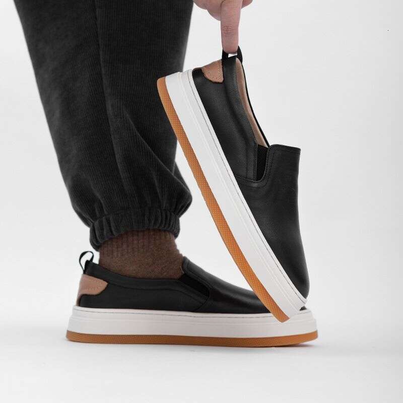 Le Fu One Step Lazy Casual Board 2025 Summer New Product Versatile Soft Bottom Trendy Men's Shoes