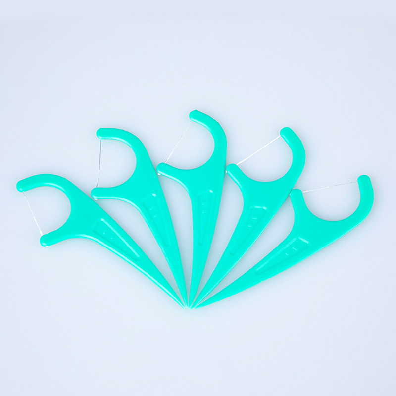 36-piece bag of premium portable dental floss sticks that are gentle on gums, suitable for hotels and home use, with bow-shaped floss picks