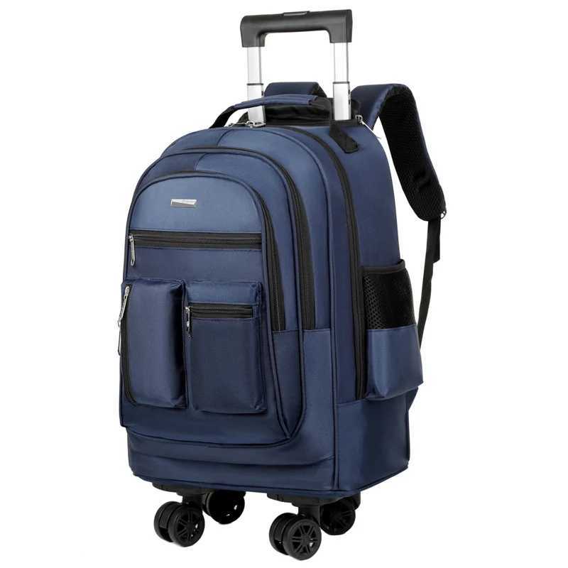 Travel luggage universal wheels travel trolley bag business laptop bag large capacity multifunctional backpack X250815 - view 3