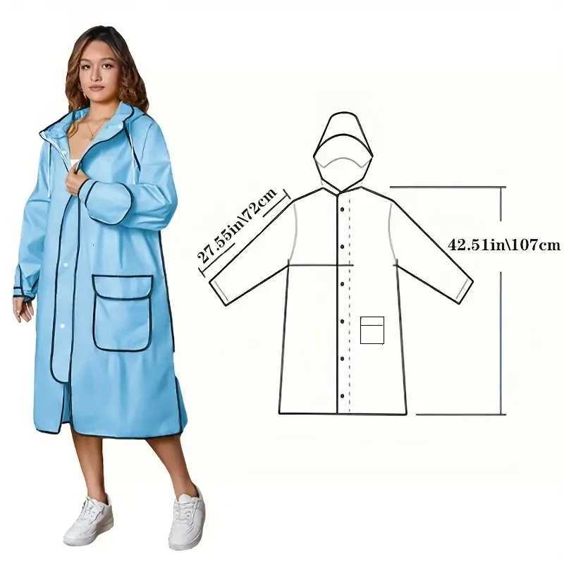 New EVA Mens And Womens Raincoats Full Length Adult Riding And Walking Rainstorm Proof Electric Bicycle Poncho Y250814