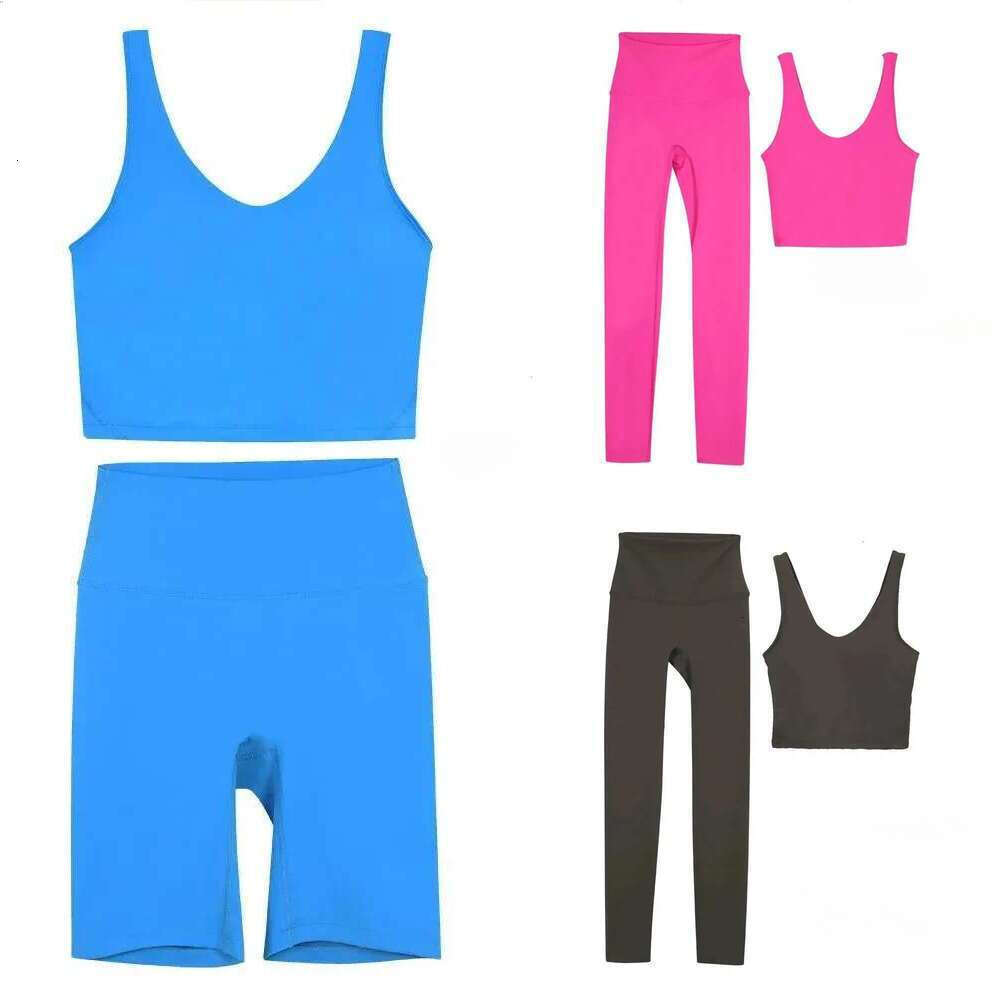 5A Yoga jackets Shorts pants Push-up Soft Elastic Hip Lift Sports set Pants Running Training Lady leggings