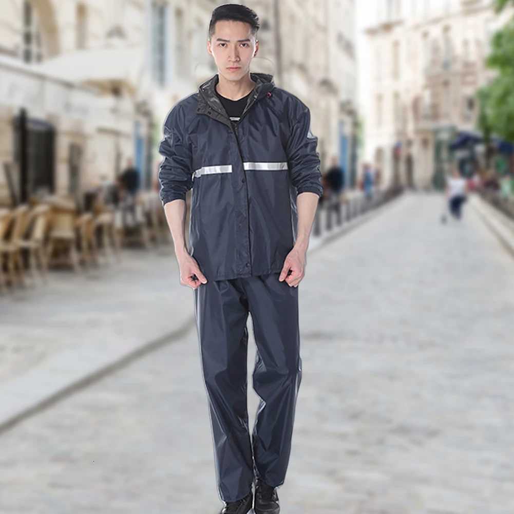 Raincoat and Rainpants Suit Full Body Rainstorm Prevention Reflective Split Style Raincoat Camping Bicycle Motorcycle Raincoat Y250814