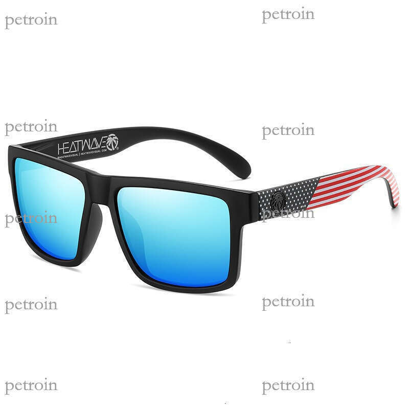 heatwave hot-selling square polarized for men and women, high-end outdoor cycling glasses, sunglasses