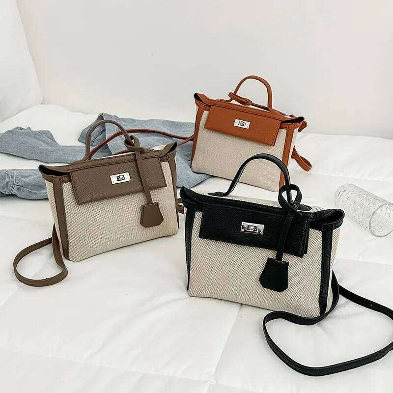 Stylish High-End Solid Color Commuter Bag - Minimalist Fashionable Crossbody Handbag With Trendy Paris Design 250815