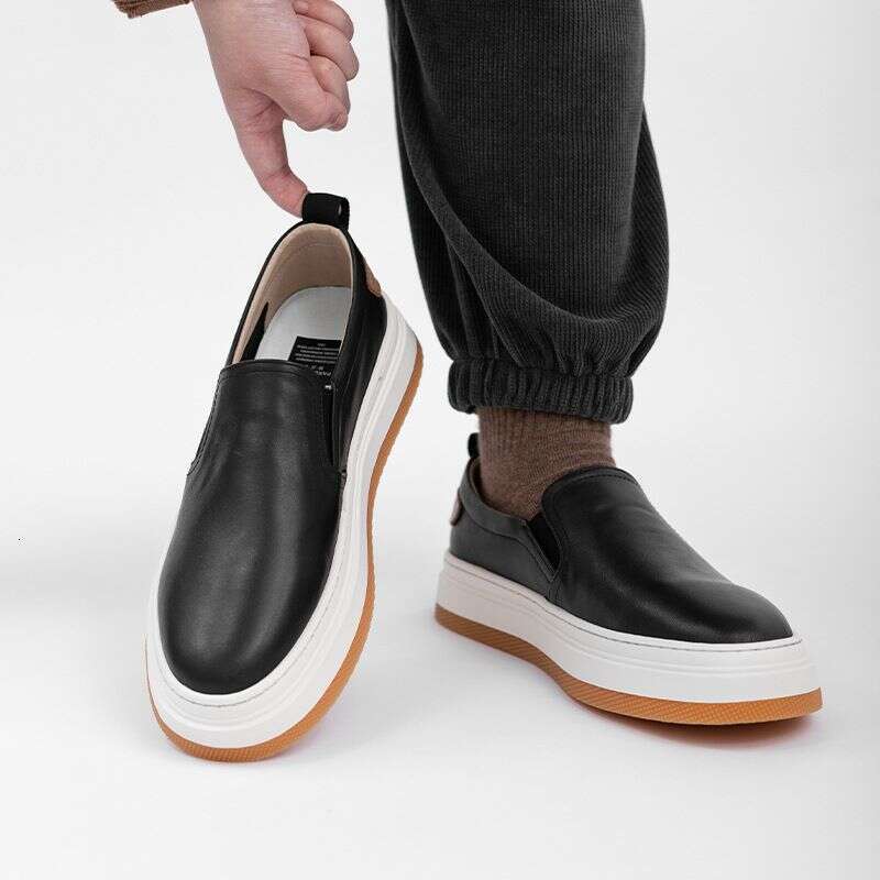 Le Fu One Step Lazy Casual Board 2025 Summer New Product Versatile Soft Bottom Trendy Men's Shoes