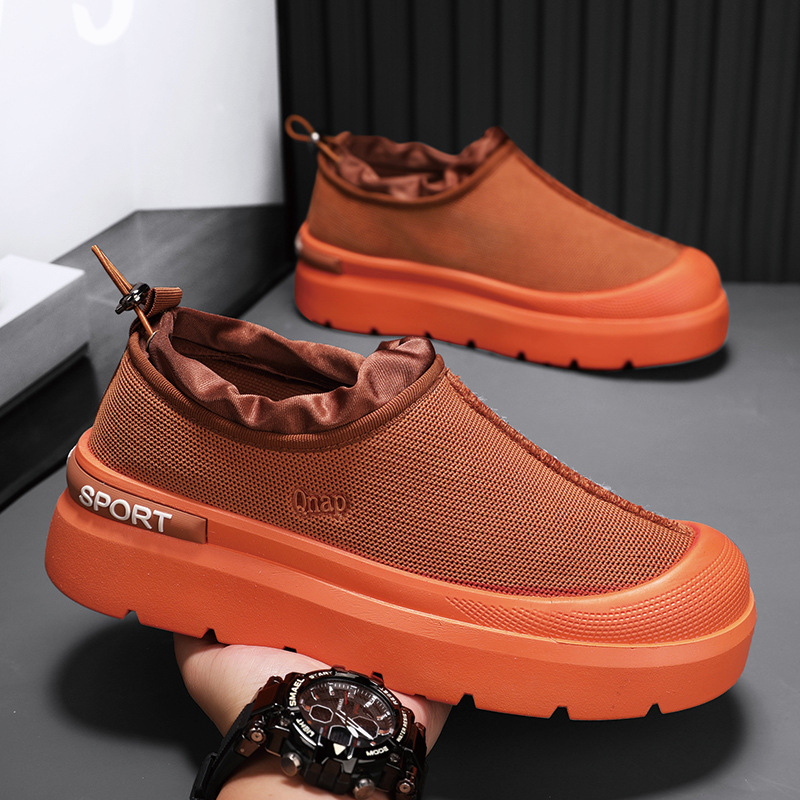 Free Shipping Designer New Women Men Skate Minimalist Casual Sneakers Unisex Best Selling Outdoor Sports Shoes Orange Brown