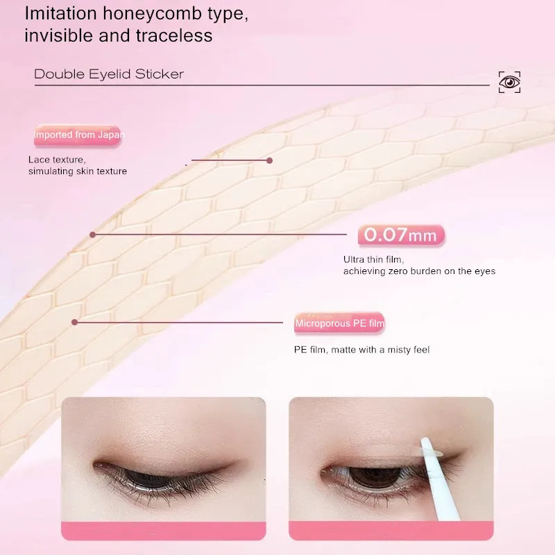 Colorkey Invisible Natural Eyelid Tape Sticker Long Lasting Double-Fold Self-Adhesive Paste For Monolids Hooded Puffy Eyes 250811