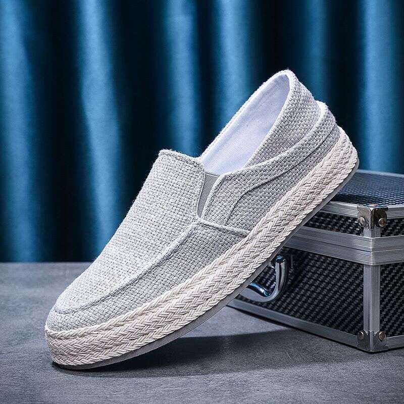 2025 Spring New Breathable Bean Men's Korean Edition Fashion Le Fu Youth Casual Trendy Shoes