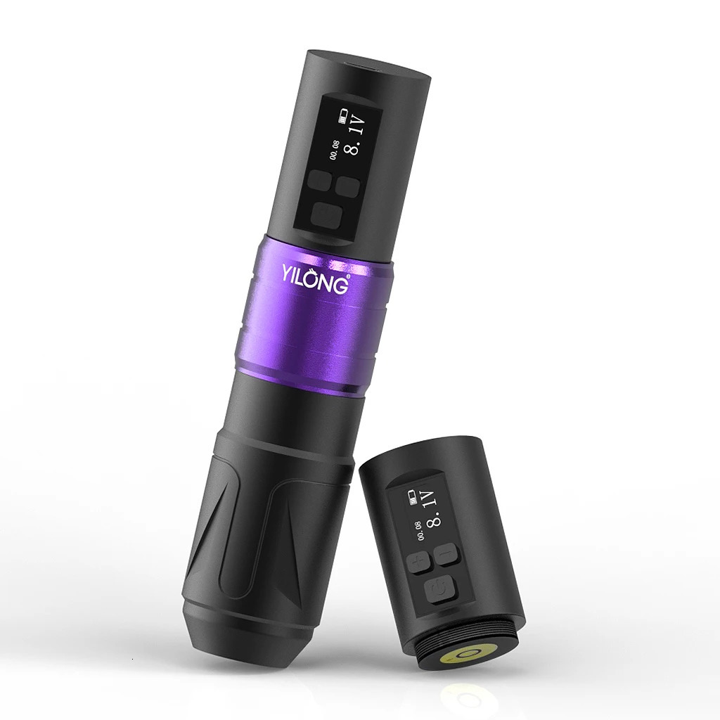 YILONG Wireless Tattoo Machine Pen 2 Battery Powerful Motor Supply Permanent Makeup for Artists 250809