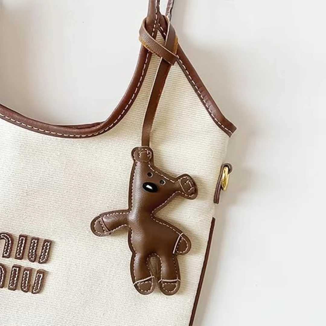 1 Pcs Bear Bag Charm Cute Bear Charm for Purse Handbags Bag Accessories Car Charms PU Teddy Bears Key Charms Keychain Y250815