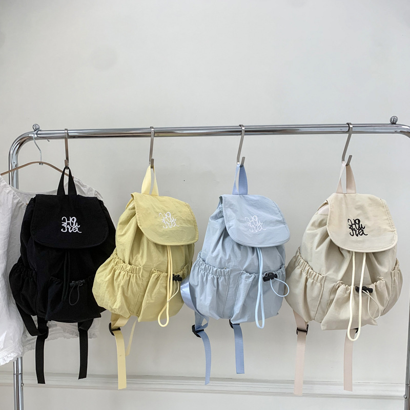 Autumn New Neutral Style Backpack Casual Women's Backpack Travel Small Backpack Sports Drawstring Bag Autumn New Designer Bag
