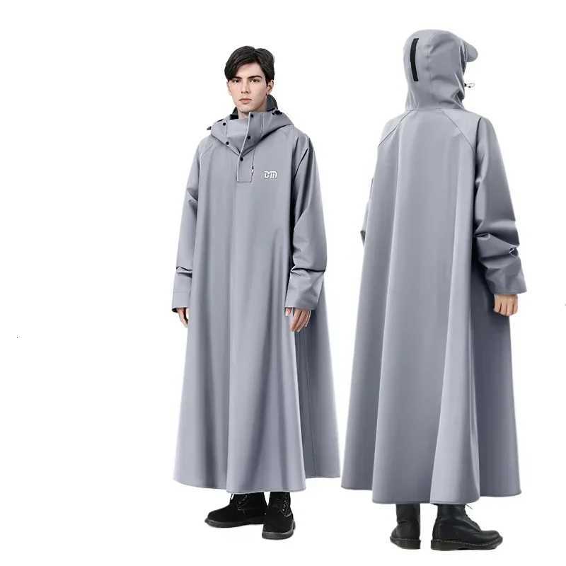 Raincoat plus-Sized Thicken and Lengthen Adult Motorcycle Poncho Explosion-Proof Rain Gear Y250814