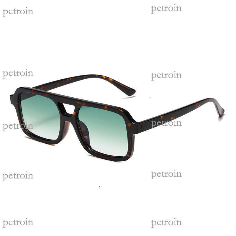 New Double Bridge Sunglasses Hot-Selling Pilot Fashion Trend UV Protection