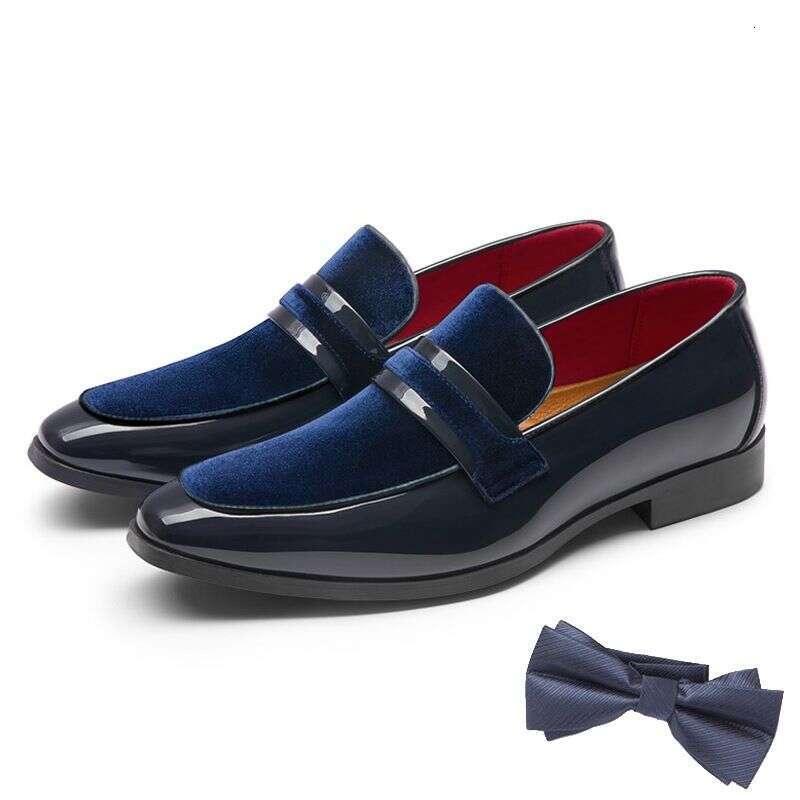Cross Border New Business Autumn And Winter Slip On Black Hot Selling Formal Men's Leather Shoes