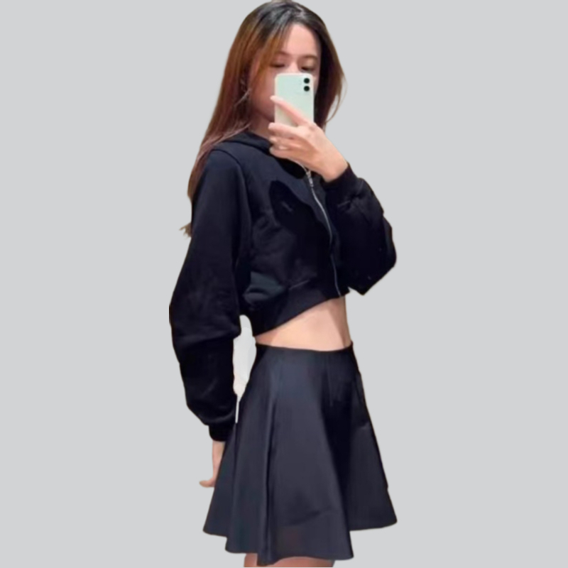 Designer Hoodies Womens Yoga Muse Cropped Full-Zip Hooded Jogger blazer knit relaxed Fitness Pilates Outfits studio to street to lounge loose Sweatshirts badge logo