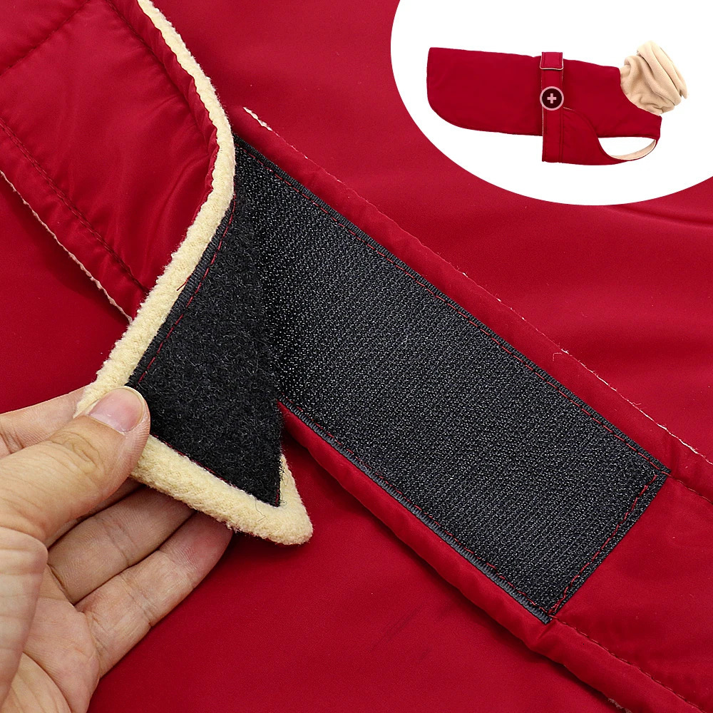 Super Warm Thick Dog Clothes Waterproof Coat Jacket For Medium Large Dogs Greyhound Wolfhound Shepherd Clothing 250814