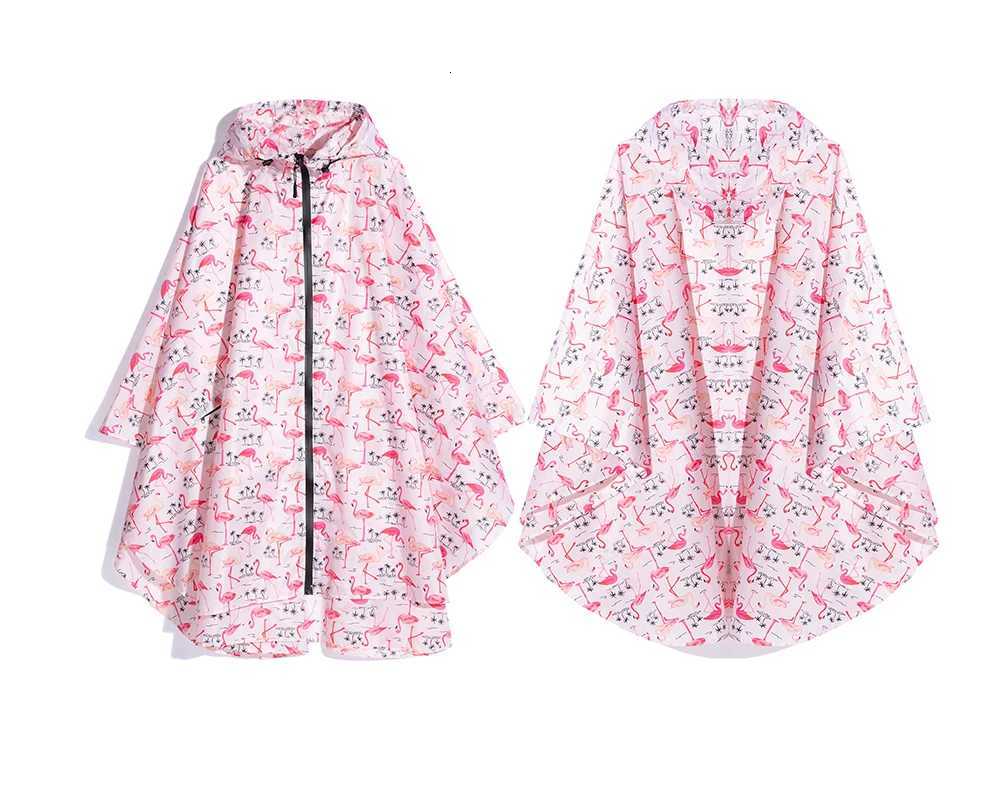 Freesmily Womens Fashion Raincoat Waterproof Rain Poncho Cloak with Hood for Hiking Climbing and Touring Y250814