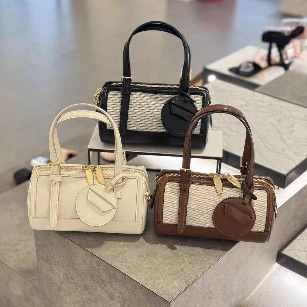 Designer Bag Tote Bag Shoulder Bag Internet Celebrity Same Style Th Anniversary Spring New Color Block Versatile Handheld Crossbody Boston Bowling Wom