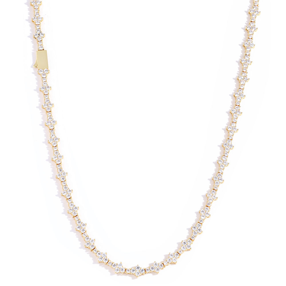 necklace designer necklace moissanite chain luxury jewelry chain moissanite pendant cuban link chain designer necklace for woman designer