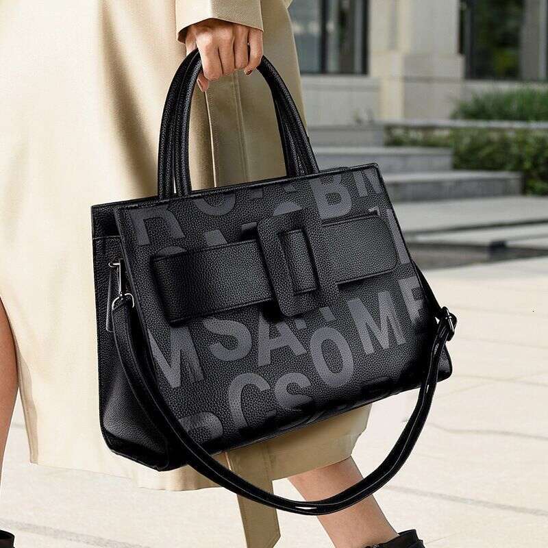 Bags for women new trendy large-capacity retro crossbody women's fashion trend letter ladies portable shoulder bag