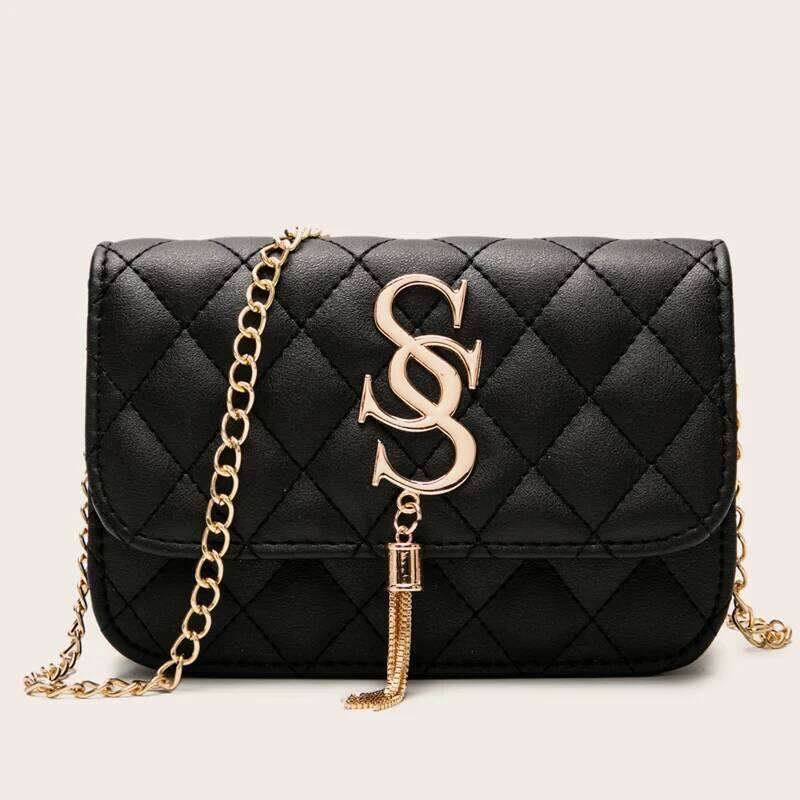 Small Fragrant Wind Ring Grid Chain Women S New Crossbody Mini Korean Version Small Square Bag
