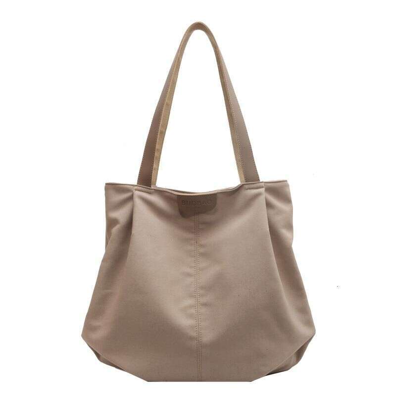 Factory Wholesale Special New Ladies Leisure Ins College Students Solid Color Simple Class Shoulder Tote Bag