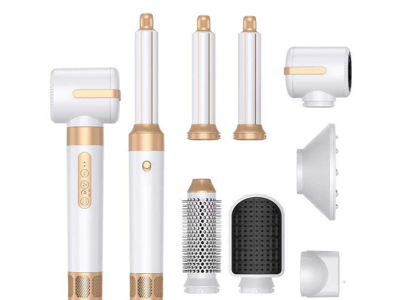 High-Speed 7-In-1 Multi-Function Hair Dryer Comb Curling-Iron Multi-Set Brushless Motor New Model