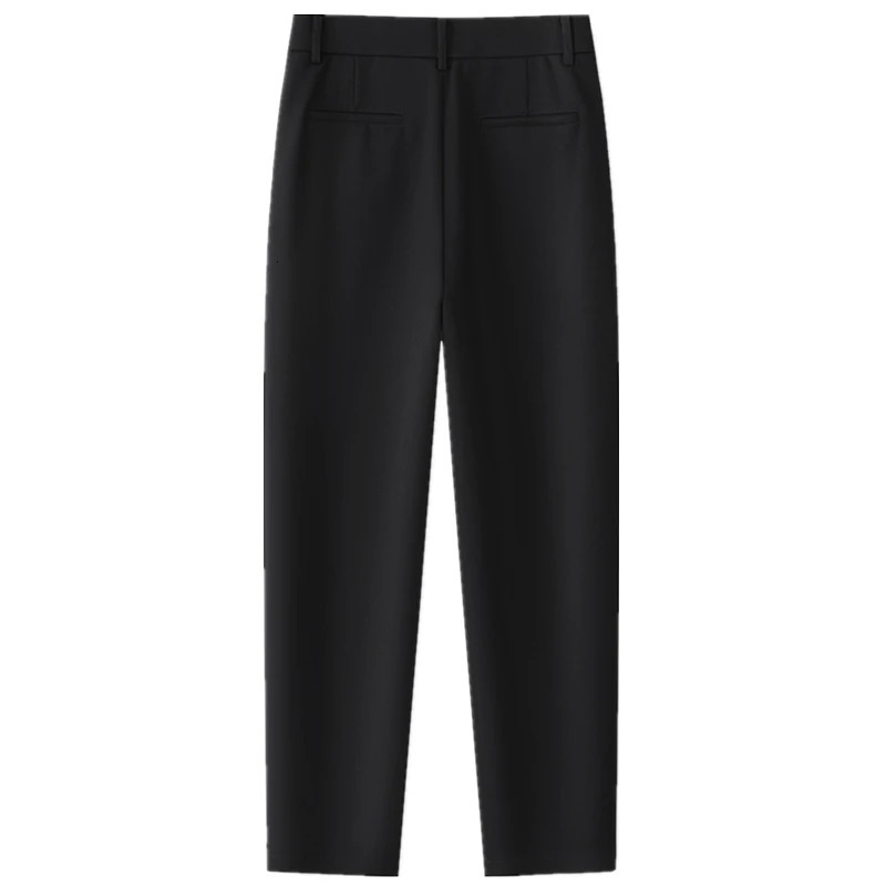 Khaki Womens Elastic Waist Stretch Pants Black Navy Trouser Fashion Casual Female Pant 27282930313233 China Size 250808