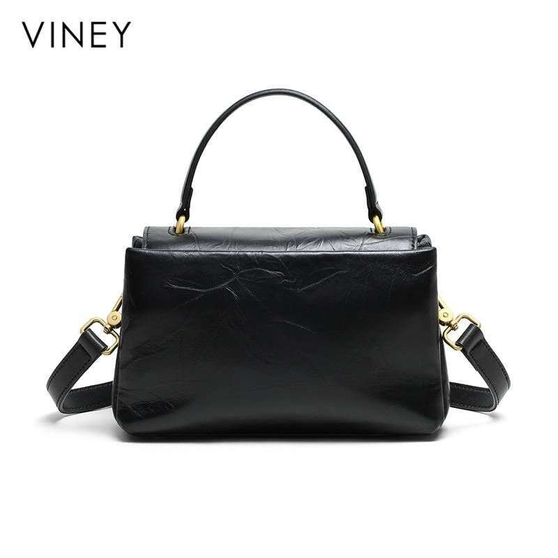 VINEY Ladies 2025 New Crossbody Women's Genuine Leather Large Capacity High-End Handbag Shoulder Bag