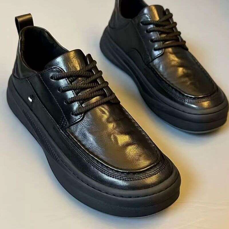For Men, 2025 Autumn New Item, Lightweight Soled Shoes, One Foot Soft Leather Breathable Casual Men's Shoes