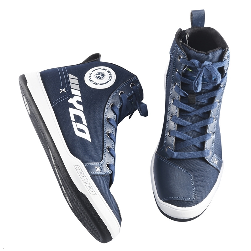 Scoyco Motorcycle Shoes AntiSkip Breathable Shockproof Casual High Ankle Autumn Summer Leisure Racing Riding Moto Boots w250801