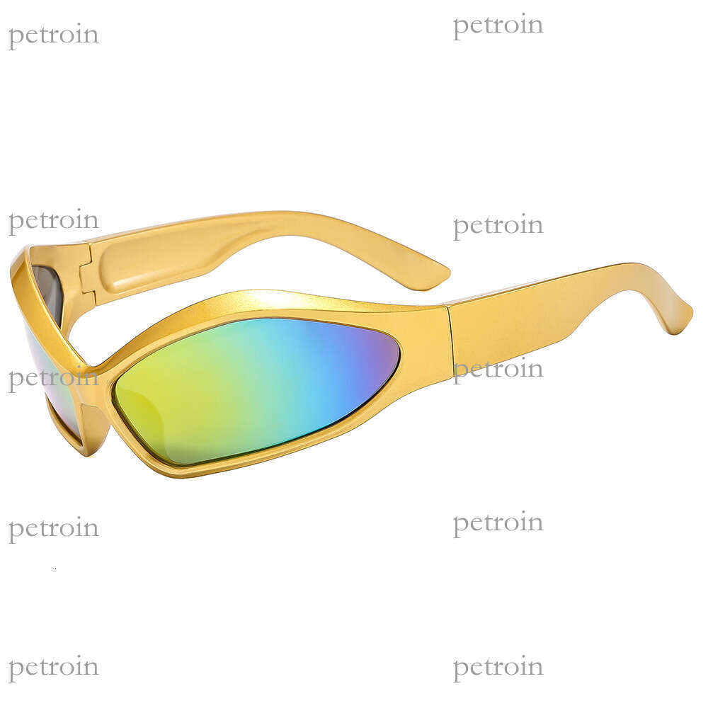 New Outdoor Mountaineering and Cycling HD Trendy Versatile Bare-faced Coating Sports Sunglasses