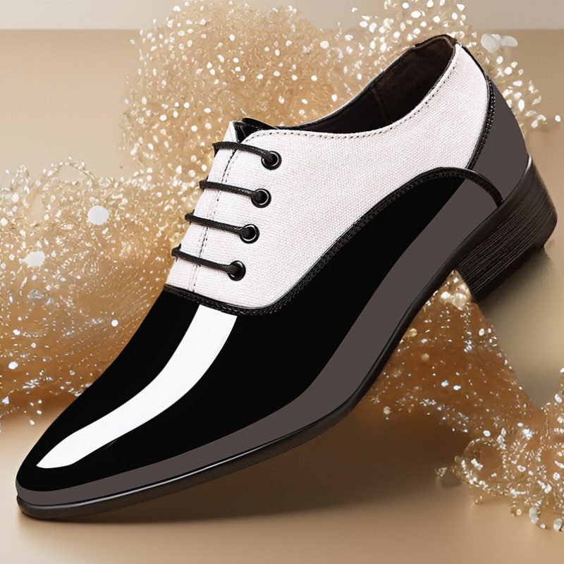 Trendy Low Profile Patent Leather Shoes Versatile Fashion Accessory
