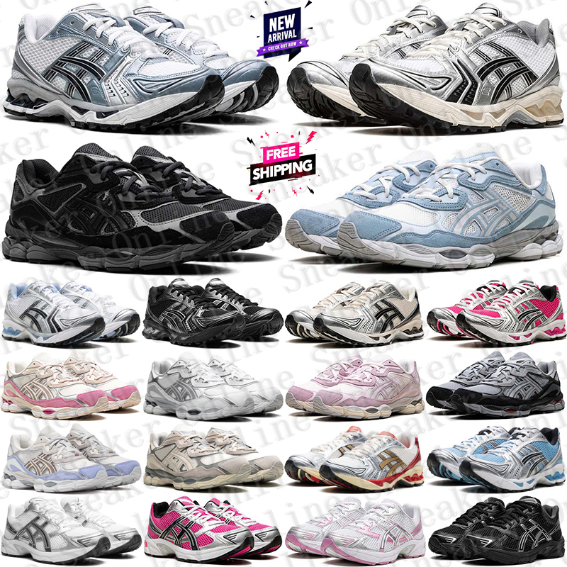 Free Shipping Designer asica 14 gels nyc 1130 asiscs sneakers Running shoes asicsshoe trainers black white pink trainers for mens womens chaussure Sports runners
