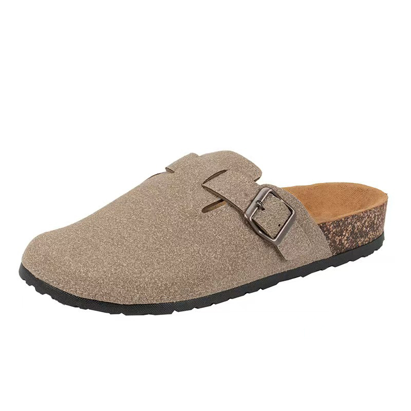 36-47 Large size designer sandals clog sandal slide Suede slides Footbed Taupe brown Zurich Eva Black Mocha Antique womens Narrow Fit mens