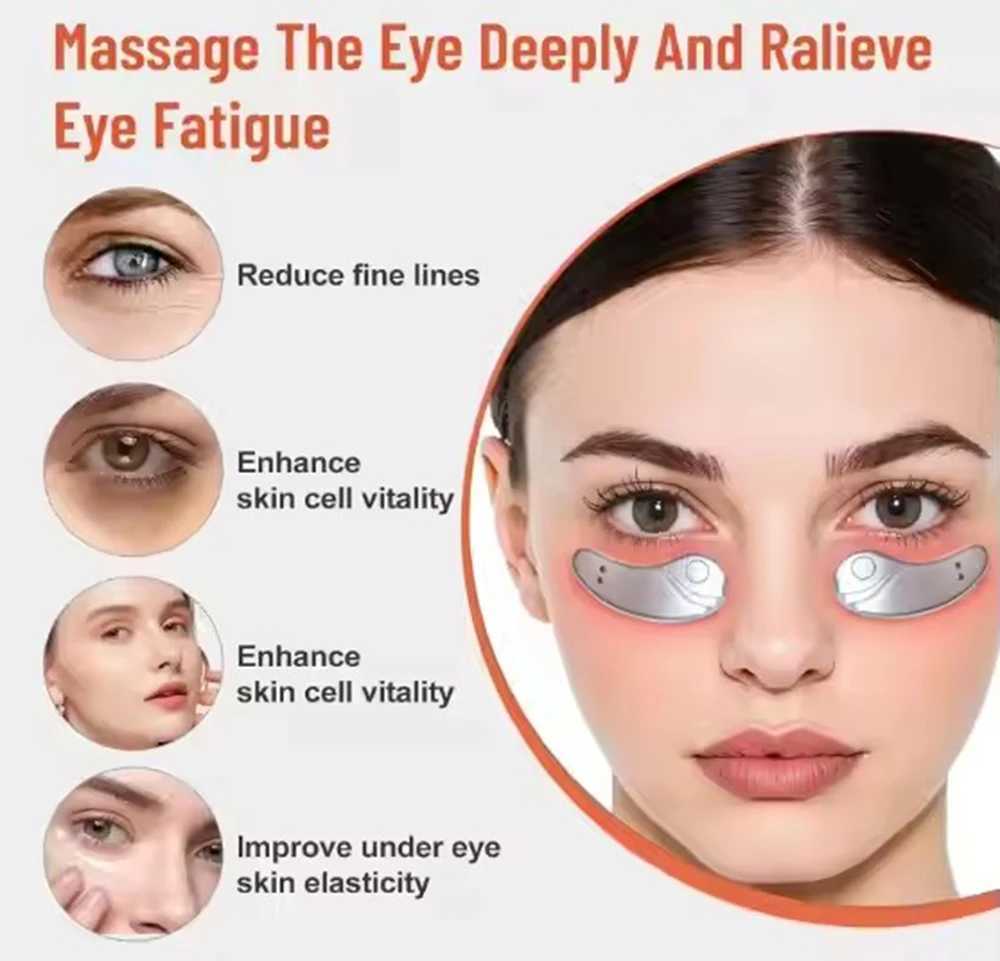 Face Care Devices New Led Red Light Eye Therapy Ems Beauty Massage Muscle Stimulator Facial Lifting Dark Circles Relieves Fatigue 250804