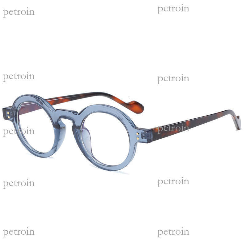 New High-End X Small Round Non-Prescription Optical Frame Blue Light Blocking Glasses for Men