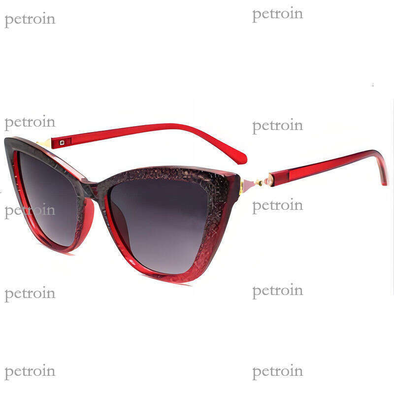 New TR Frame Metal Decorative Fashion Women's Trendy Personality High-end Sunshade Sunglasses