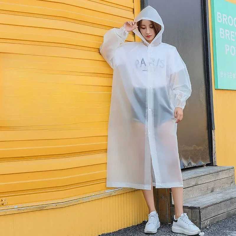 Lightweight Raincoat Adult Travel Fashion Raincoats Outdoor Portable Waterproof Clothing Outdoor Reusable Poncho Rainwear Y250814