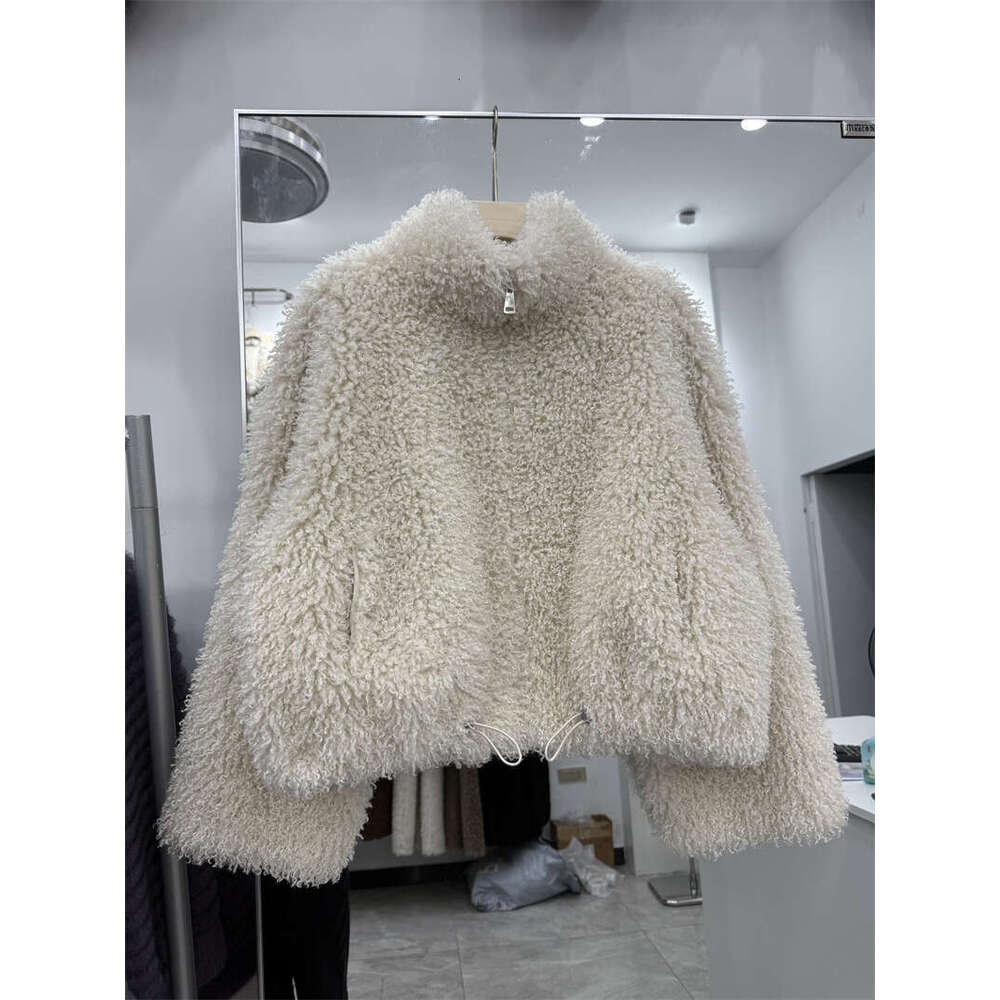Women Winter Warm Coat Furry Lambswool Coat Turn Down Coat Thick Jacket Tops For Women Coat