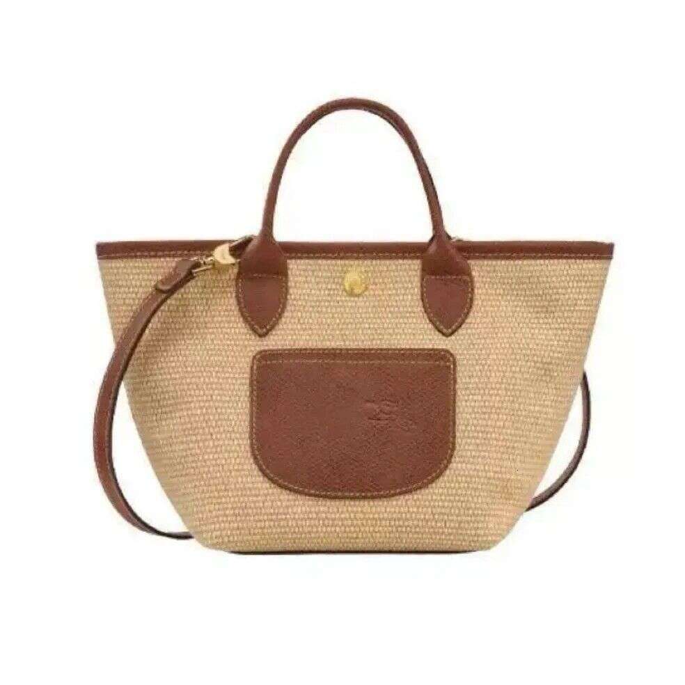 Designer Bag Tote bag Shoulder bag Fashion Straw Woven Versatile Niche New Single Beach Solid Color Crossbody Women S Handbag Enhances Appearance