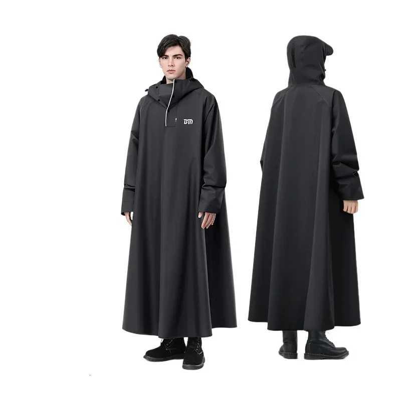 Raincoat plus-Sized Thicken and Lengthen Adult Motorcycle Poncho Explosion-Proof Rain Gear Y250814