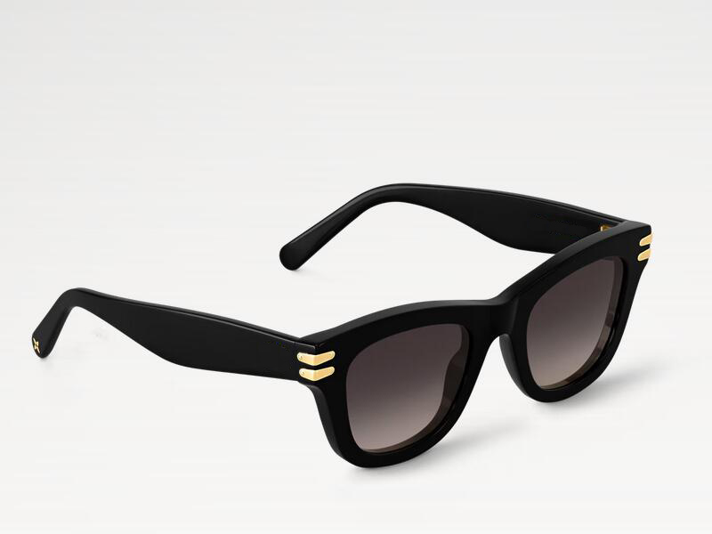 5A Eyeglasses Lusvton Z2927U Midnight Cat Eye Sunglasses Discount Designer Eyewear For Men Women 100% UVA/UVB With Case Fendave Z2013U