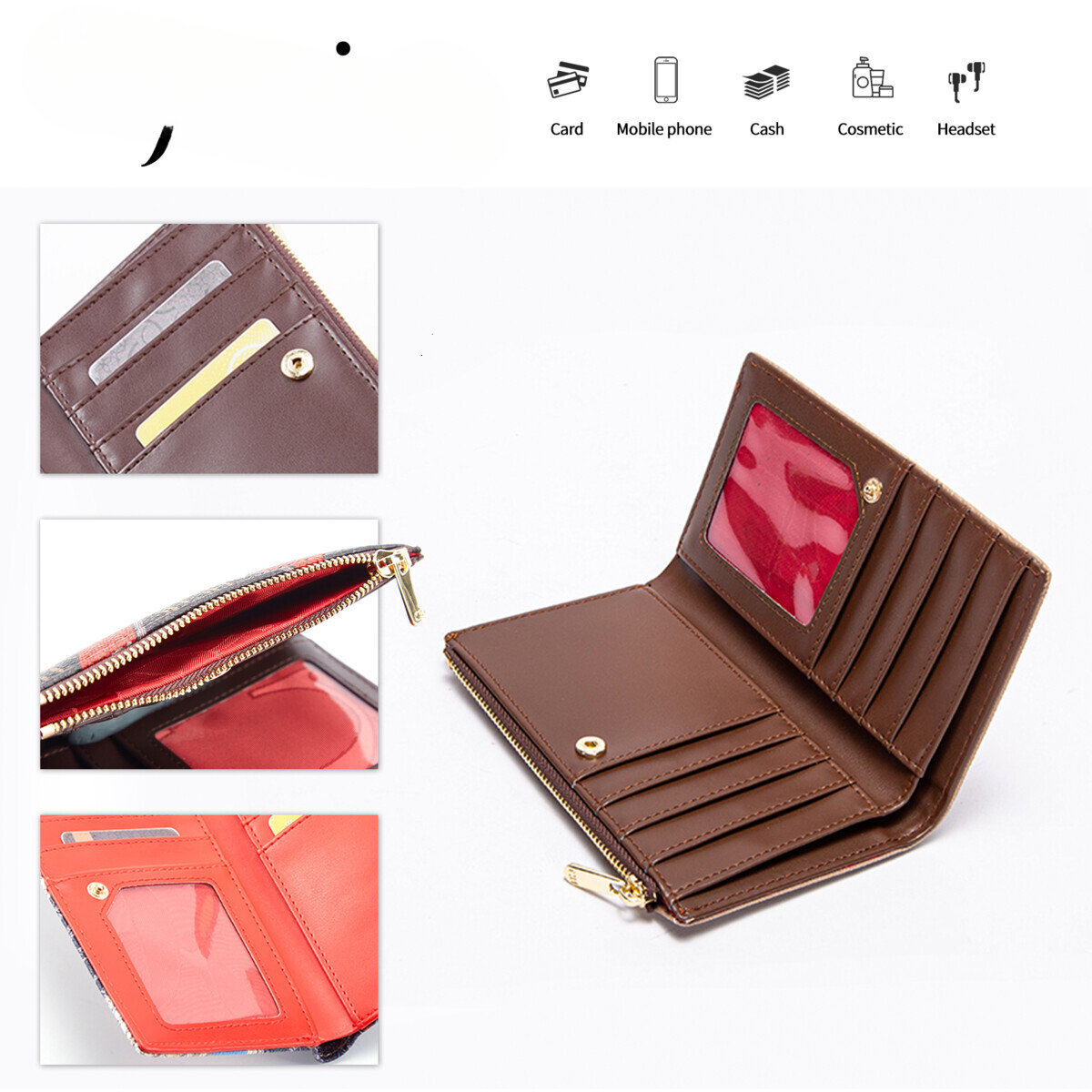 2025 Fashion Classic Women s Wallet Letter Cartoon Pattern Exquisite wallet Craftsmanship Multiple Styles to Choose from