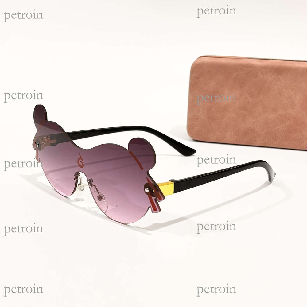 2025 Magic Child Cartoon Personality Cute Children's Rimless Edge Cutting Super Adorable Play and Photo Taking Nezha Sunglasses